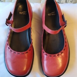 Dansko burnt orange Mary Jane's size 41